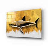 Shark Glass Wall Art