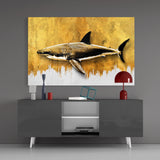 Shark Glass Wall Art