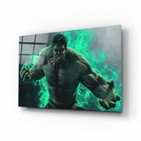 Hulk Glass Wall Art