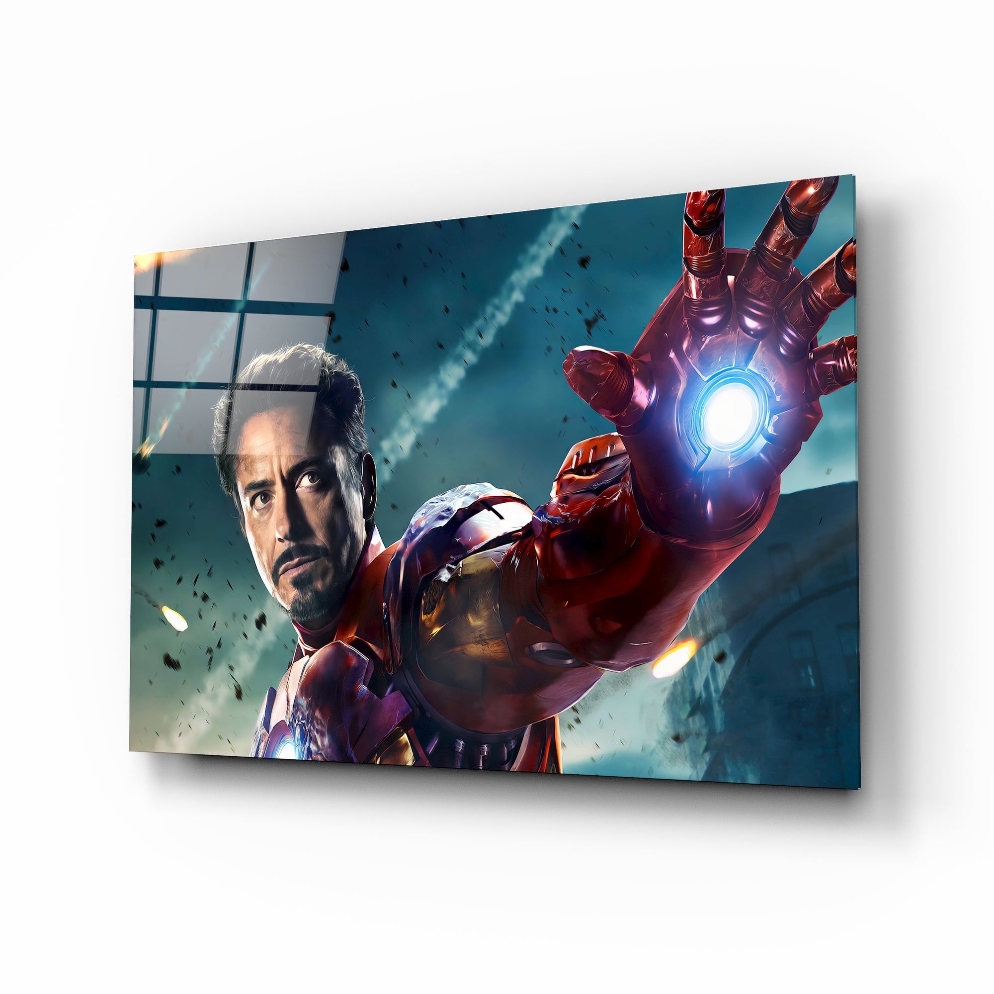 Iron Man Glass Wall Art