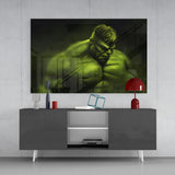 Hulk Glass Wall Art