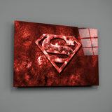 Superman Glass Wall Art