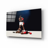 Arte della parete di vetro Muhammad Ali