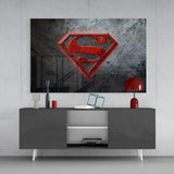 Superman Glass Wall Art