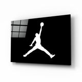Arte della parete di vetro Air Jordan