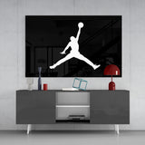 Air Jordan Glass Wall Art