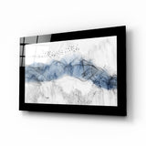 Arte de pared de vidrio de Nebulosa azul