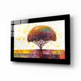 Colorful Dream Tree Glass Wall Art