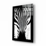 Zebra Glass Wall Art