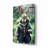 Das Kaninchen Glasbild