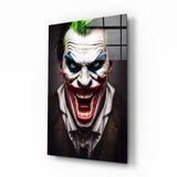 Das Lächeln des Jokers Glasbild
