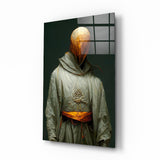 Arte della parete di vetro Monk senza testa