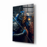 Lord Warrior Glass Wall Art || Designer's Collection
