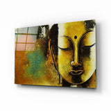 Arte della parete di vetro Budha