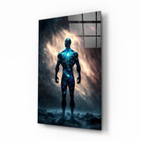 Vitruvius Man Glass Wall Art || Designer's Collection