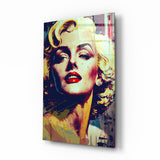 Arte de pared de vidrio de Marilyn Monroe