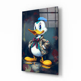 Donald Duck Impression sur verre
