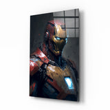 Iron Man Glass Wall Art || Designer's Collection