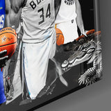 Arte de pared de vidrio de NBA All Star || Collezione di design