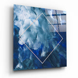 Pouring Clouds Glass Wall Art