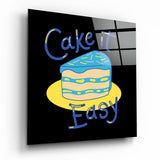 “Cake It Easy” Glass Wall Art