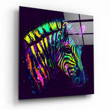 Arte della parete di vetro Cintura zebra