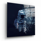 Astronaut Glass Wall Art