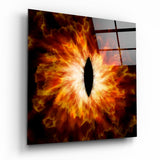 Fire Eye Glass Wall Art