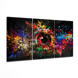 Colors in My Eyes Mega Glass Wall Art