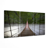 Suspension Bridge Mega Glass Wall Art