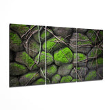 Mossy Stones Mega Glass Wall Art