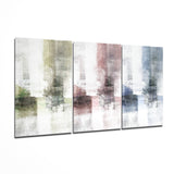 Pastel Colors Mega Glass Wall Art