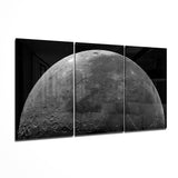 Arte della parete di vetro Lato oscuro della luna