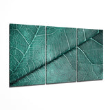 Leaf Texture Mega Glass Wall Art
