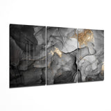Cuadro mural de cristal Gris noble - 140x72 cm