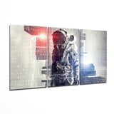 Astronaut Glass Wall Art
