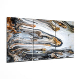 Marbling Colors Glass Wall Art