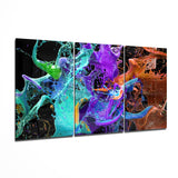 Leap Of Colors Glass Wall Art
