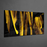 Yellow Touch Glass Art