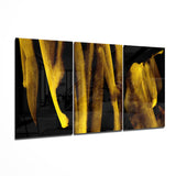 Touche jaune Impression sur verre