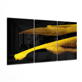 Arte della parete di vetro Tocco giallo