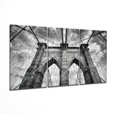 Tableau en verre Brooklyn Bridge - 140x72 cm