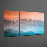 Mountains Glass Art