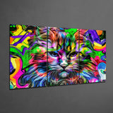 Cat Glass Art