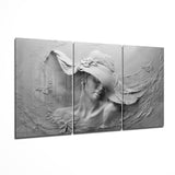Tableau en verre Lady - 140x72 cm