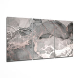 Arte della parete di vetro Danza grigia