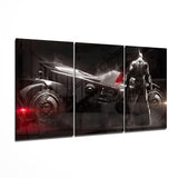 Arte della parete di vetro Batmobil