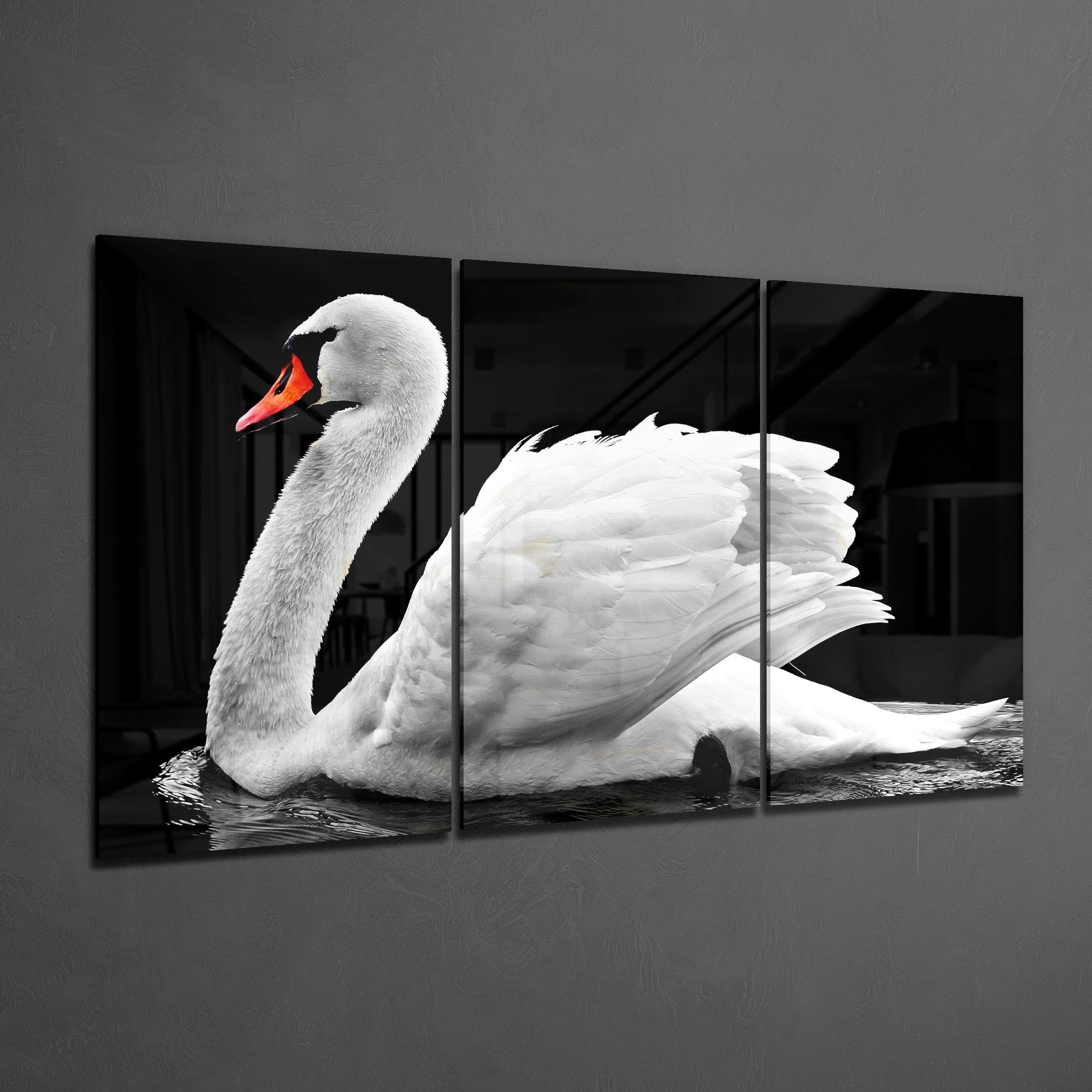 Swan Glass Art