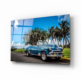 Arte de pared de vidrio de Chevrolet Classic Car