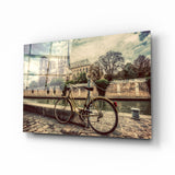 Arte della parete di vetro Bicicletta